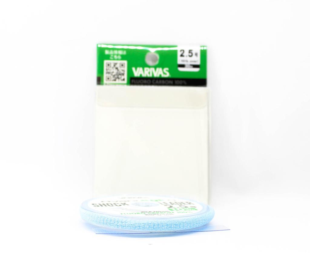 Varivas Filo Leader Shock Eging in fluorocarbonio 30m 2.5, 10lb (5309)