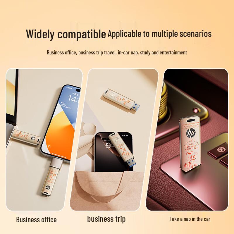 HP USB 3.2 High-Speed Dual-Interface Flash Drive