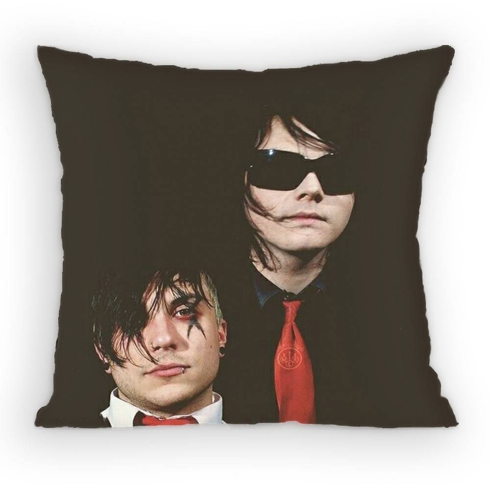 MCR MMy CChemical RRomance Band Pillow Case Sofa Living Room Bedroom Headboard Backrest Cushion Square Cushion Nap Time