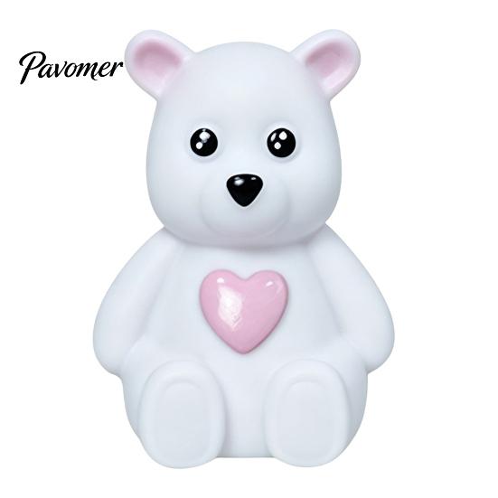 Cute Animal Night Light for Kids, Rabbit Bear Deer Cat Dog Warm Nighttime Feeding Shape LED Bedside Lamp, Soft Glow Nursery Lamp Baby Sleep Comforting