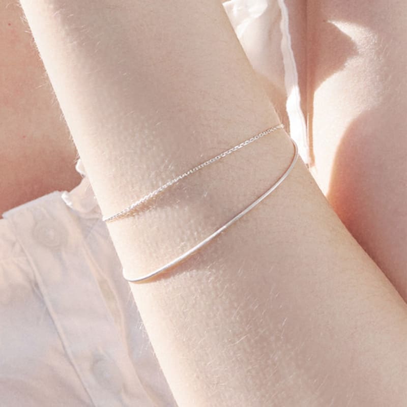 engbrox Colette Snake Layered Bracelet