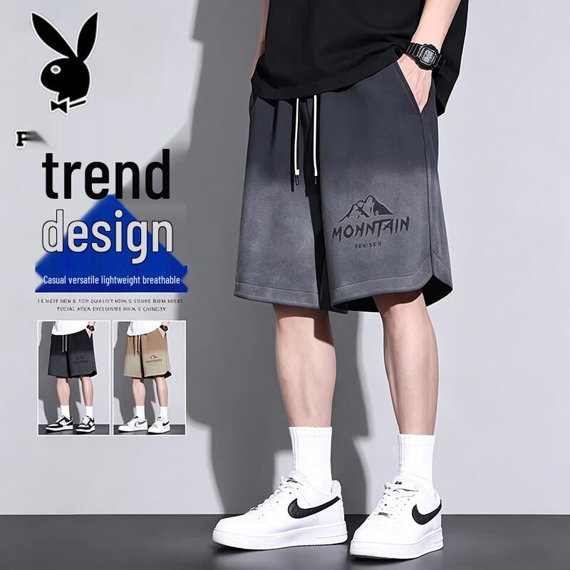 PLAYBOY Men s Casual Sports Shorts 3XL