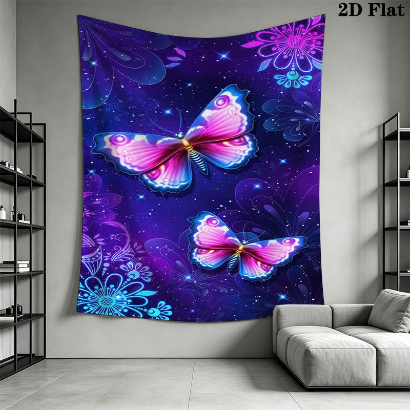 Fantasy Butterfly Pattern Home Decor Tapestry, Wall Hanging, Decorative RV Wall Cloth.MGT0918430