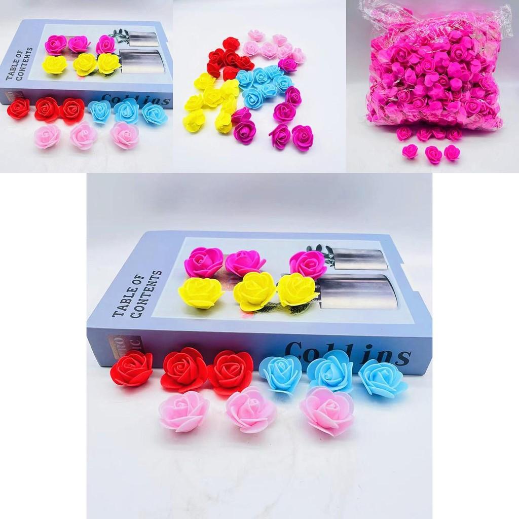 Foam Rose Handcrafted Decoration With Injection Molding In Bright Colors For Events And Photography