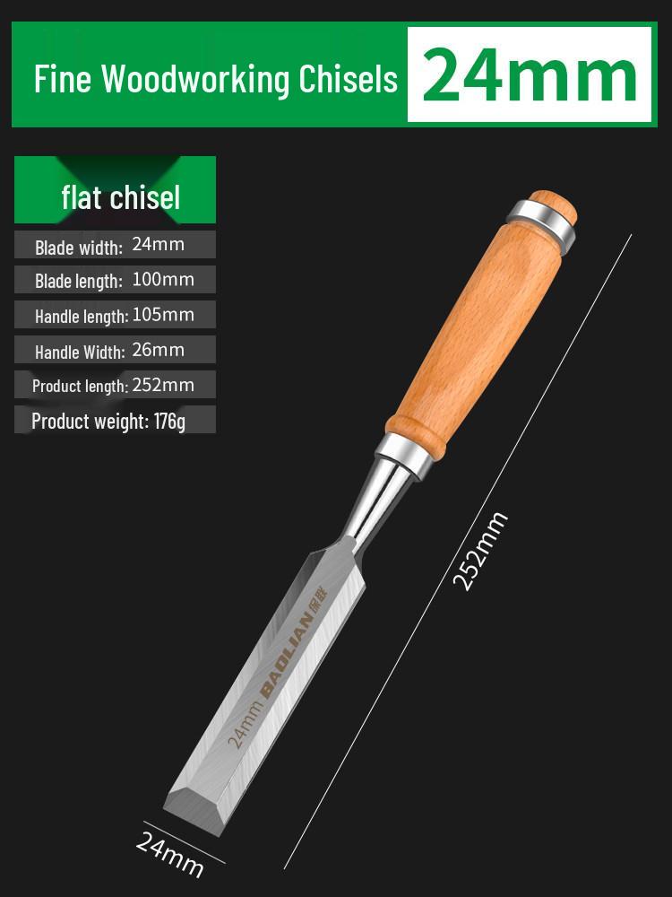 Wooden Handle Carving and Grooving Chisel Set for Woodworking