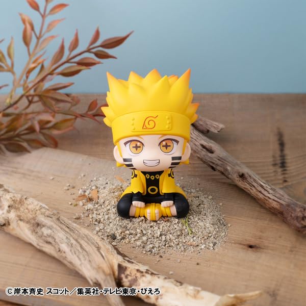 Rukappu NARUTO Shippuden Uzumaki Naruto Paths Sage Approximately 110mm PVC Painted Movable Figure (Six Mode)