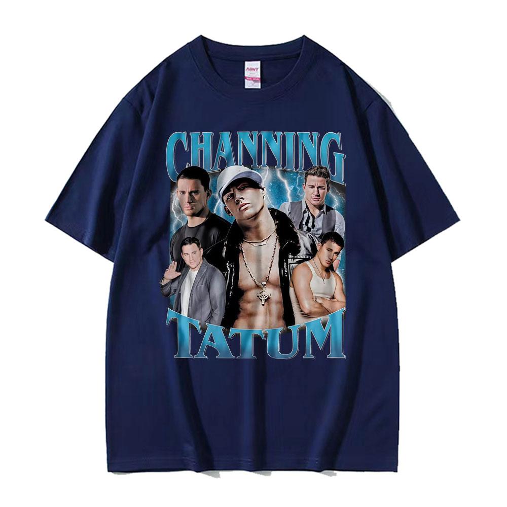 Retro 90s Channing Tatum Homage Tshirts Men Women Casual Cotton Short Sleeve T Shirt Fashion Summer Oversized Tshirt Streetwear
