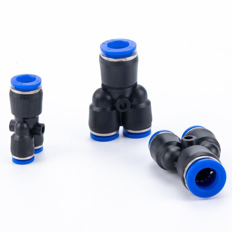 Hysdike PWY 3-Way Reducing Pneumatic Quick Connector