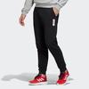 Adidas Logo Print Tapered Joggers Men Bottoms Black EI4619
