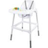 White Highchair For Baby Kids Feeding Dining Chair High Quality Baby Sitting Chairs With Feeding Mat