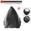 5/6 Speed Gear Shift Knob Stick Lever Shifter Handball With Gaiter Boot Dustproof Cover For Toyota Avensis III T27 (2008-2015)
