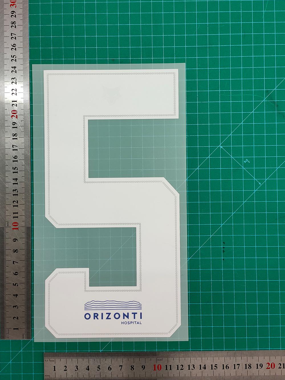 Cruzeiro Home Match Adult Jersey Number & Letter Heat Transfer Sticker, A+ Quality for 26-27 Season.