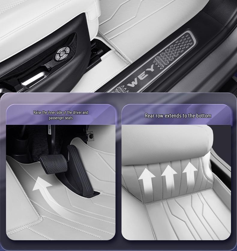 2025 Wey Blue Mountain Car Floor Mats: Full Coverage Interior Carpet Accessories