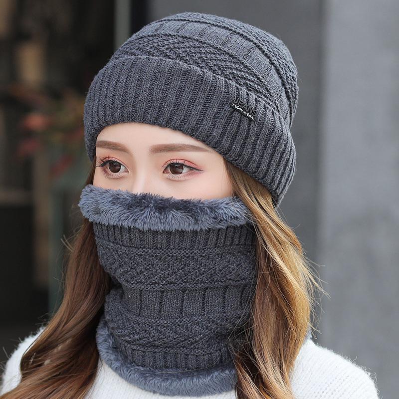 Women's Fleece-Lined Winter Hat: Korean Style, Versatile, Ear Protection