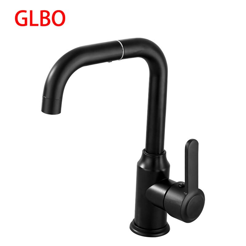 GLBO 304 Stainless Steel Hot & Cold Faucet with Swivel Spout
