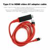 Usb 3.1 Type C To Hdmi Cable Adapter Converter 2M Hd 1080P 4K Hdtv Splitter Cable for Samsung Galaxy S10 / 9/8 Phone Projector Tv