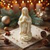 Virgin Prayer Modeling Scented Candle Silicone Mold Diy Religious Portrait Candle Holiday Decoration Plaster Mold