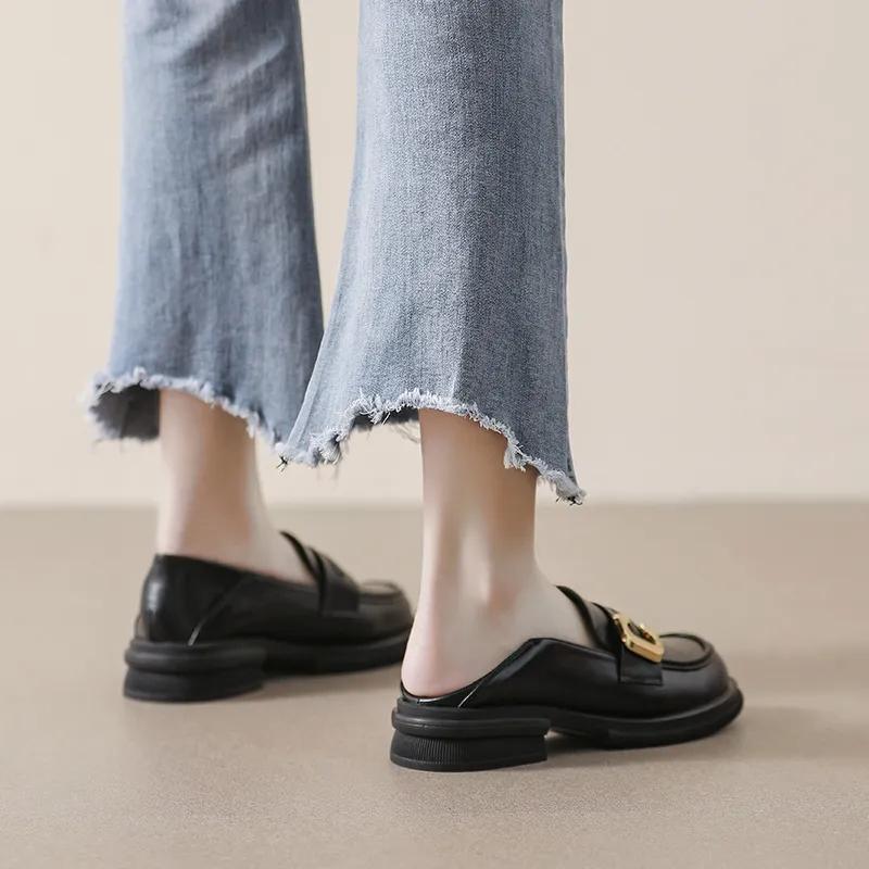 Модные туфли из мягкой кожи на платформе — фото 3