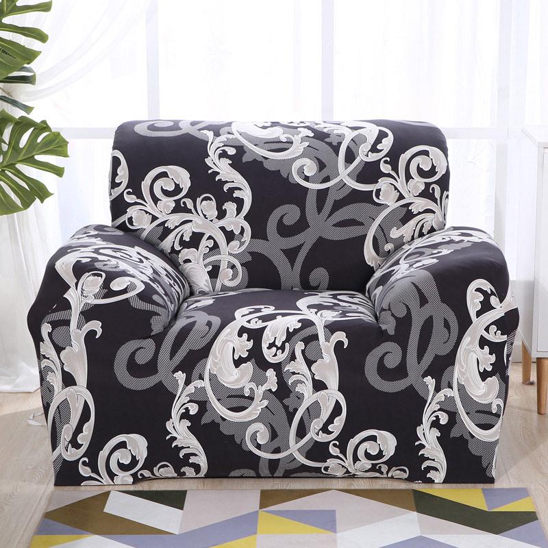 Armchair Cover Elastic Sofa Cover Cotton Stretch Sofa Covers for Living Room Copridivano Slipcover for Single Sofa Couch Cover