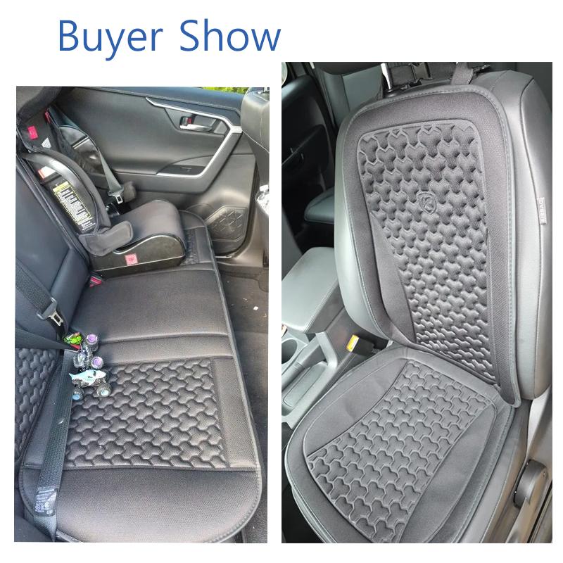 3D Breathable Car Seat Covers Sweatproof Car Seat Cushions Convex Design for Heat Dissipation Universal Car Seat Covers Full Set