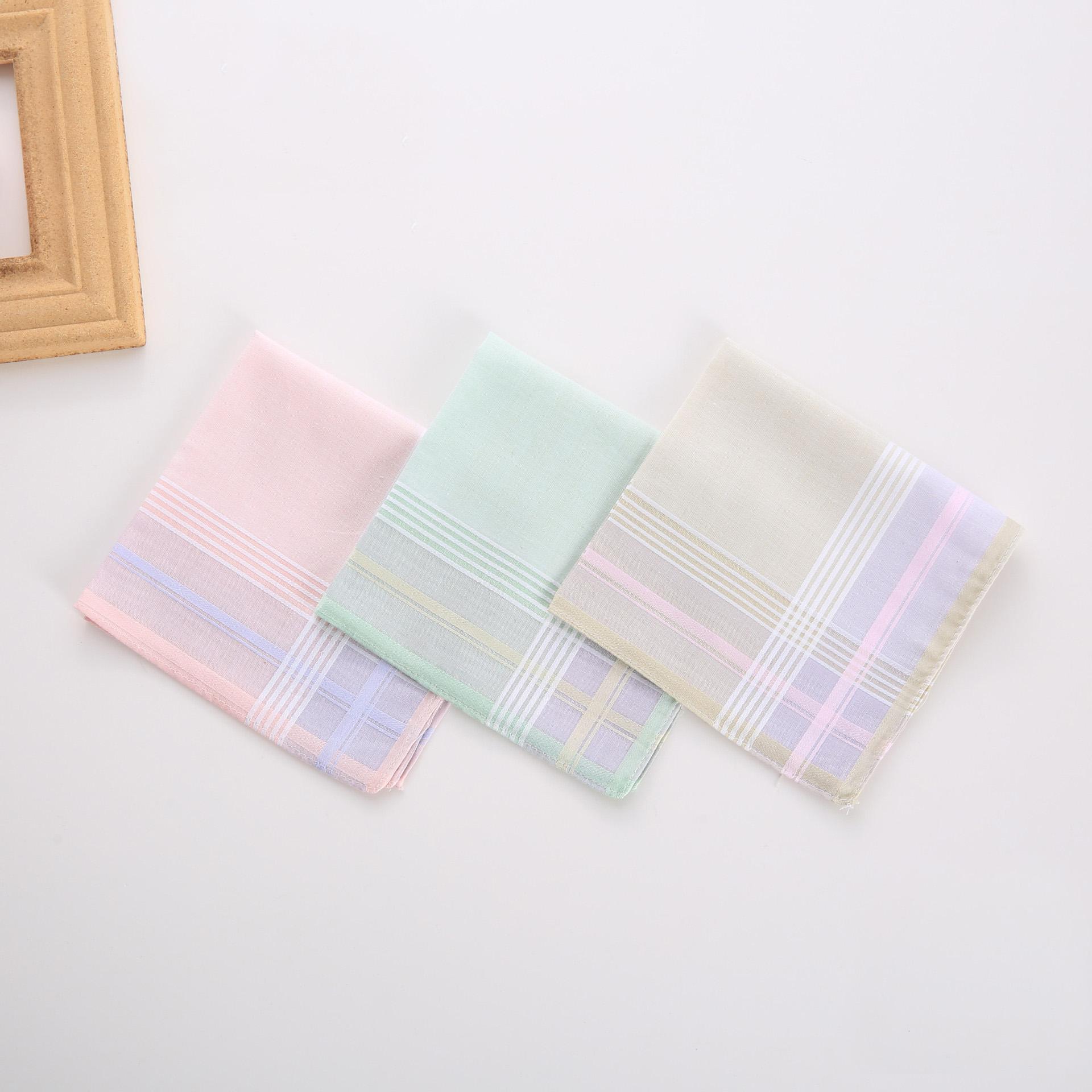 29cm Pure Cotton Women s Square Towel Comfortable Soft Square Towel Pocket Towel Sold in Packs of 12