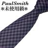 Used [Unused Grade] Paul Smith Tie Plaid Wool Silk Lining Dots