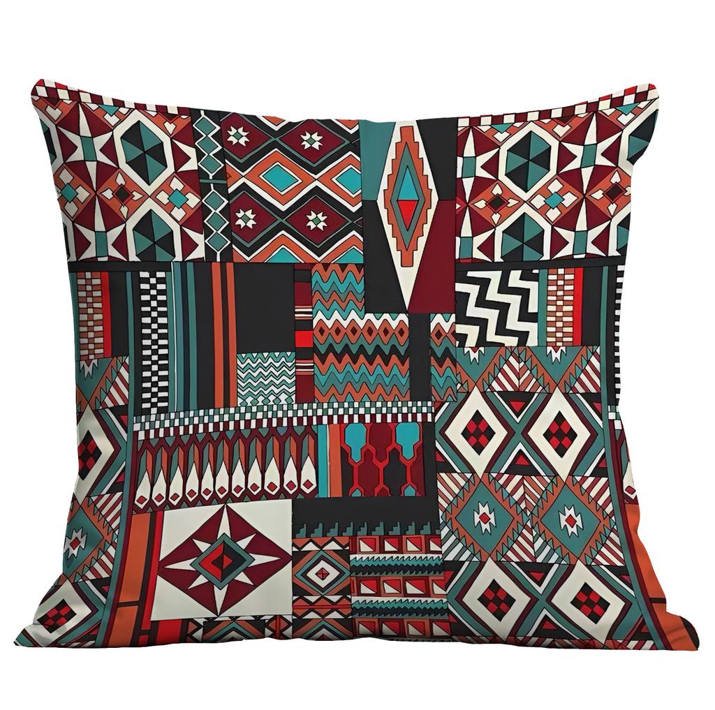 Bohemian Ethnic Style Pillow Cover Living Room Sofa Cushion Hotel Teahouse Pillow Cushion Cover Premium Durable