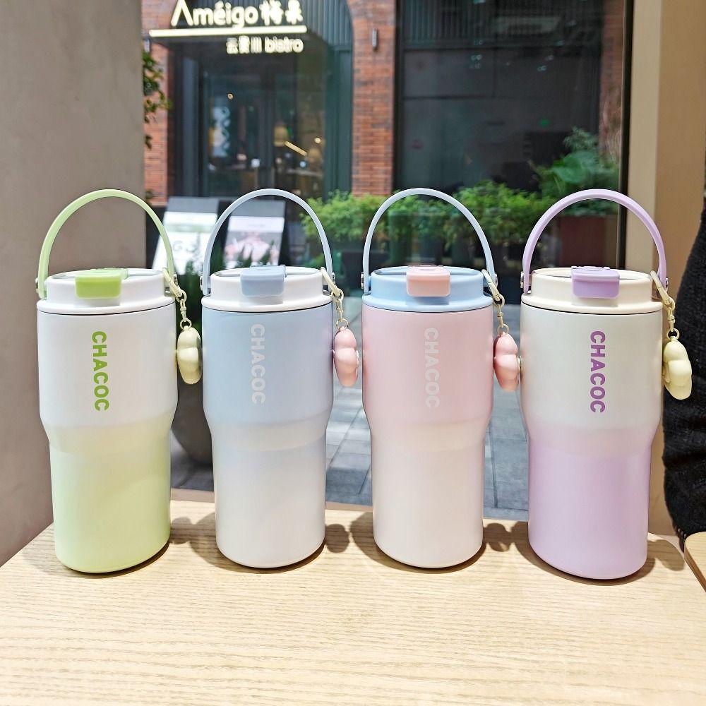 Fashion Vacuum Thermos Cup Stainless Steel Water Bottle Drinkware Insulation Cup  Gift
