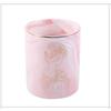 1pc Ceramic Pen Holder Marble Texture Pencil Cup Pot Desk Organizer Makeup Brush Holder