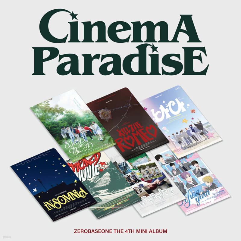 

ZEROBASEONE - 4th Mini Album: CINEMA PARADISE [ZEROSE ver.] [1 out of 7 randomly sent]