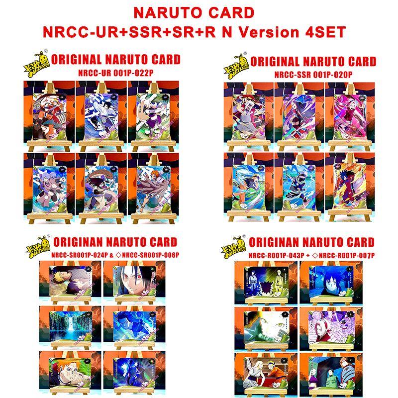 KAYOU Genuine Naruto MR UR SP SSR SR R PTR Cards Ninja Age N Edition Anime Itachi Sasuke Kakashi Complete Set Collection Card