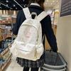 Schoolbag Schoolbag for Female Junior High School Students Sweet and Cute Cartoon Backpack for Female Japanese Solid Color Students Large Capacity