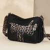 Nylon Women's Shoulder Bag Leopard Print Crossbody Bag