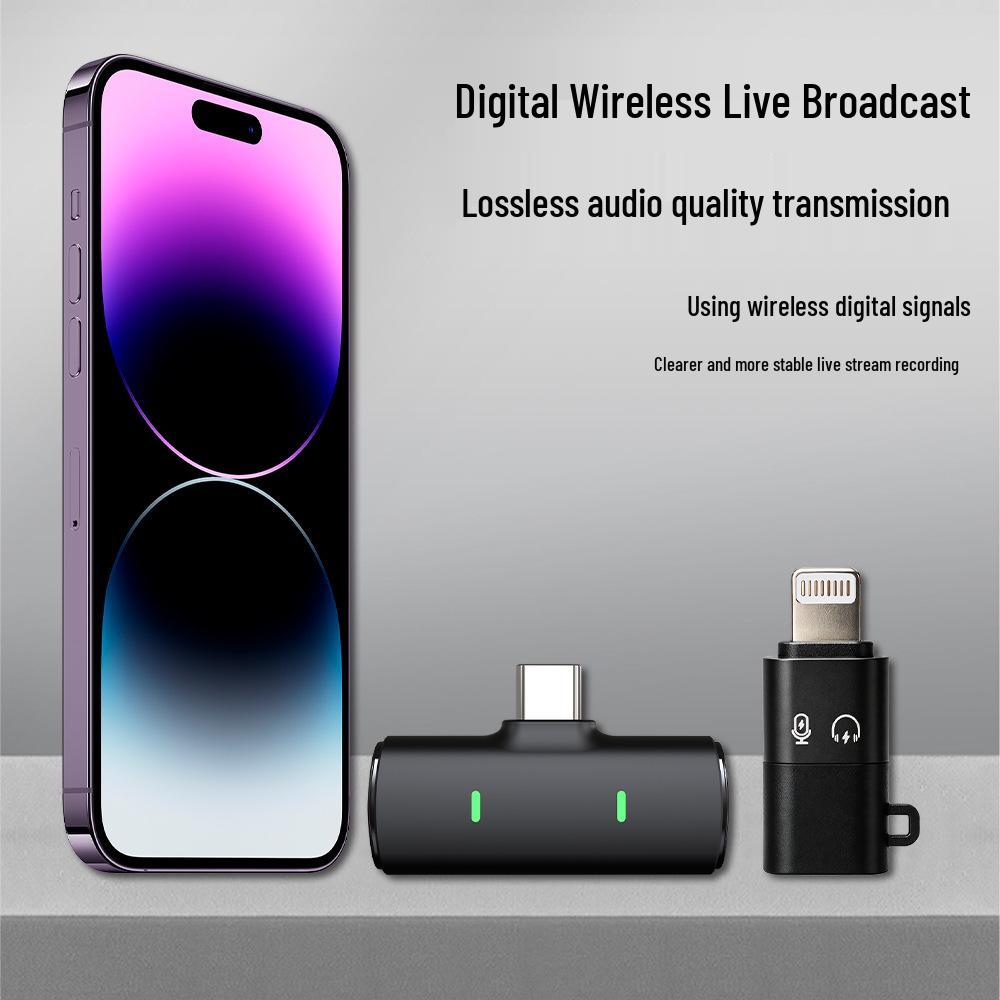 Upgraded AI Wireless Microphone & Sound Card Headset for Indoor/Outdoor Streamers and Singers