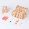 Colorful Chenille Stems Pipe Handmade Squirrel&Orangutan&Fox&Hedgehog Plush Twist Sticks DIY Material Package for Kids&Adult