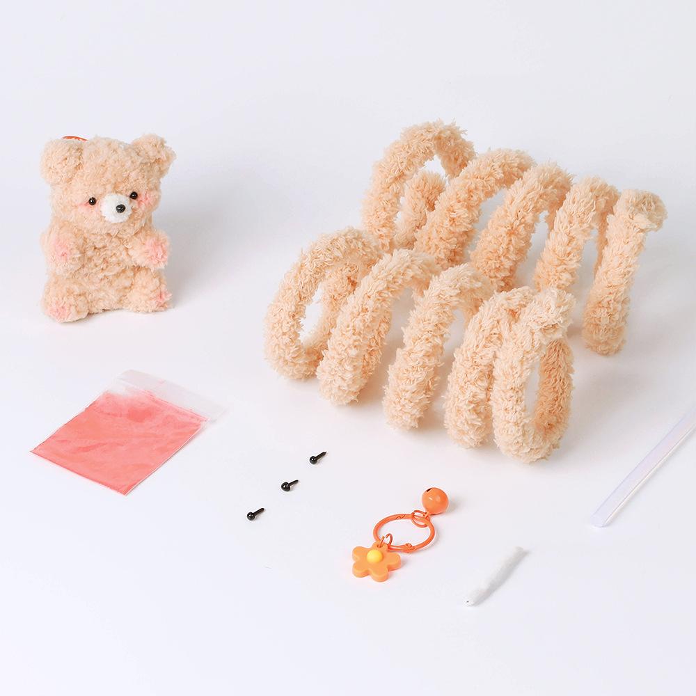 Colorful Chenille Stems Pipe Handmade Squirrel&Orangutan&Fox&Hedgehog Plush Twist Sticks DIY Material Package for Kids&Adult