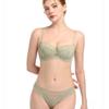 Sexy Half-cup Lace Suit for Small Chest, Non-empty Cup Underwear for Women, Gathered Anti-sagging Bra