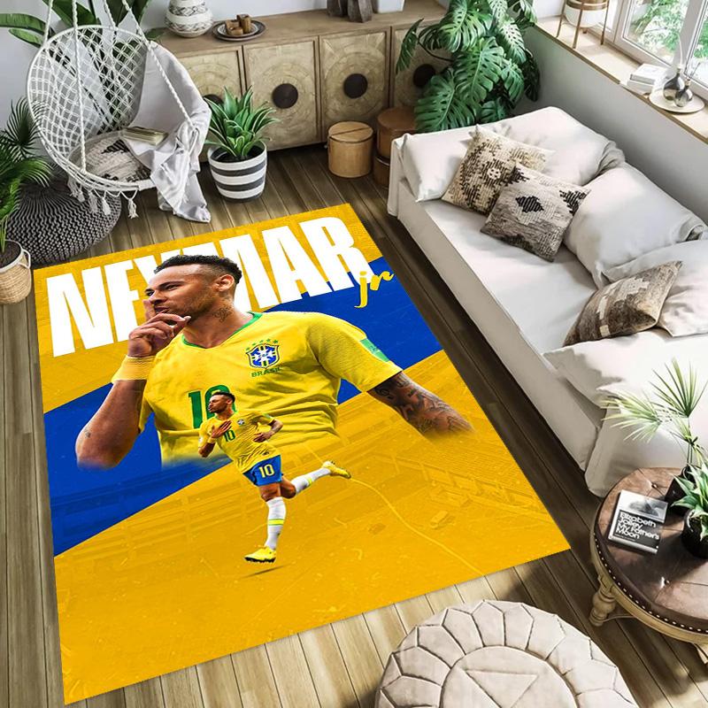 Brazilian Football Glory carpet Living room and bedroom mats printing Protective pad Room Office chair cushion