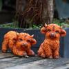 Cute Highland Cow Figurine Realistic Highland Cow Sculpture Set Of 2 Resin Animal Statue Decor Shelf Table Tray Living Room