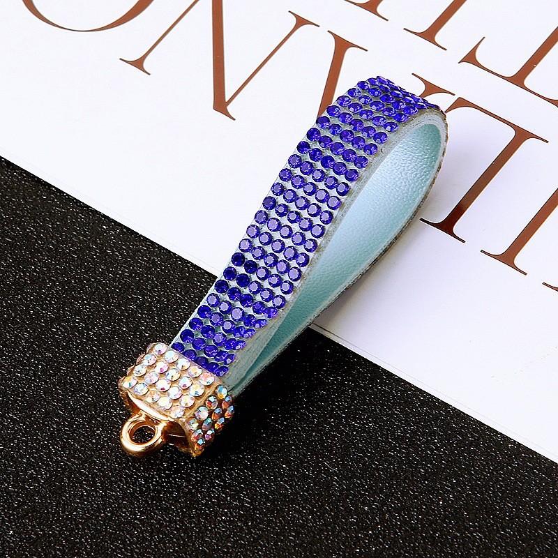 Colored Leather Keychain Rope Pendant Bag Decoration Fashion Gifts Ornament