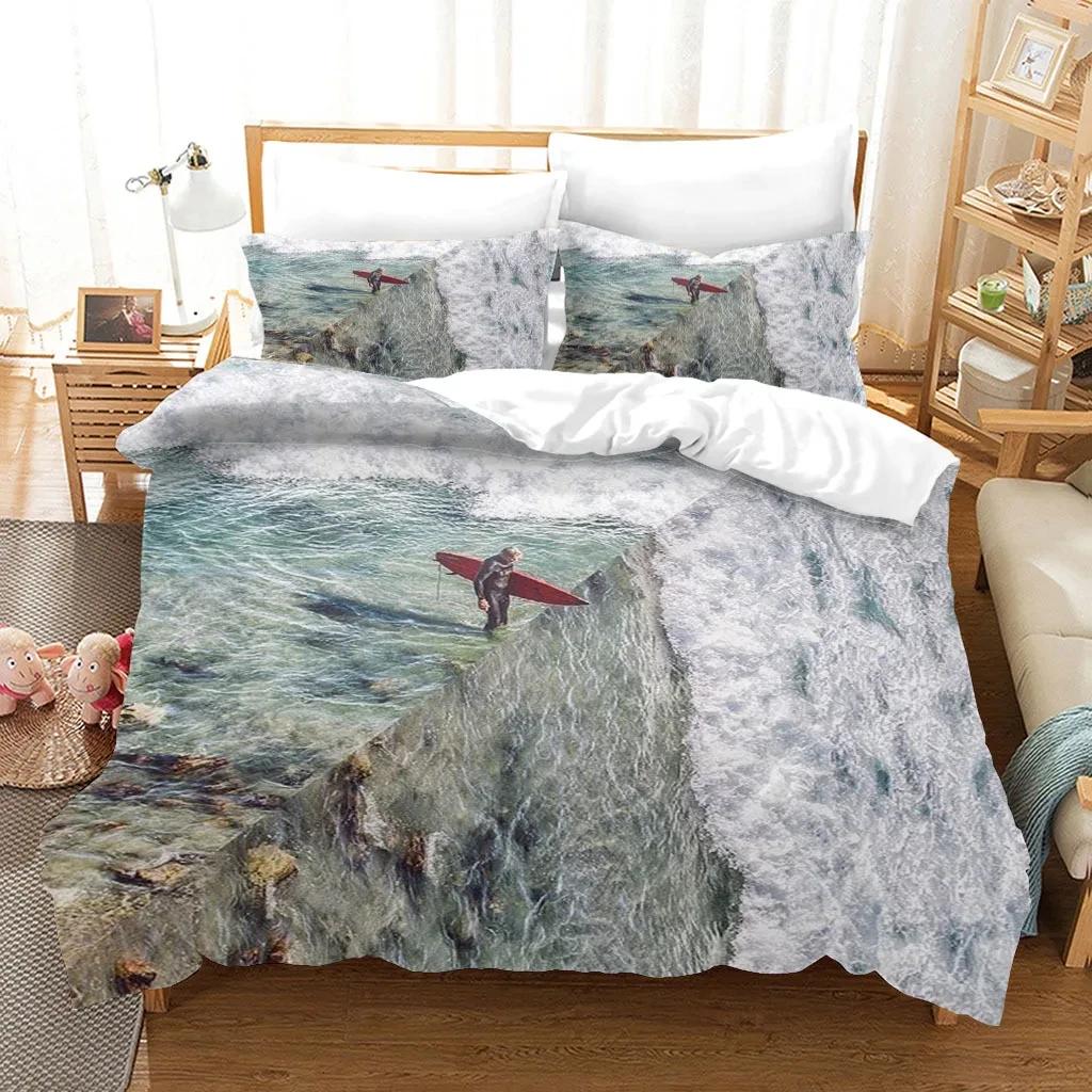 Statue of Liberty Bedding Set Modern Art Duvet Cover King/Queen Size Teens Adults Creative Fashion Pop Polyester Quilt Cover