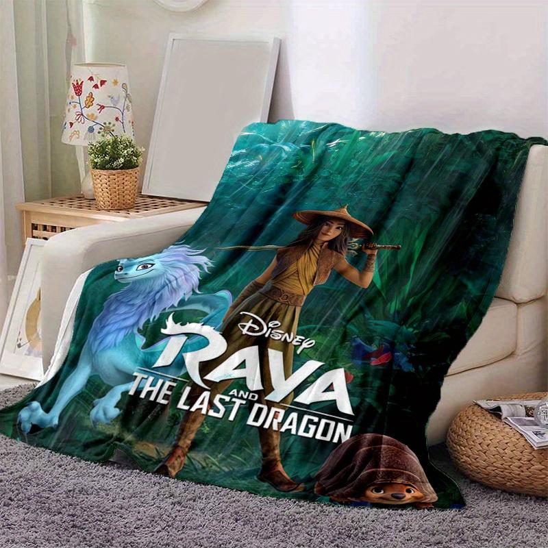 1pc, Disney Raya and The Last Dragon Home Decorative Blanket, Soft Throw for Couch, Bed, Travel, Camping 80x120cm