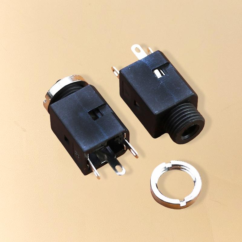 

2/5/10PCS 3.5mm PJ341 3/4/5Pin Vertical Socket Female Socket Jack with Screw 3.5 Audio Headphone Connector 2PCS