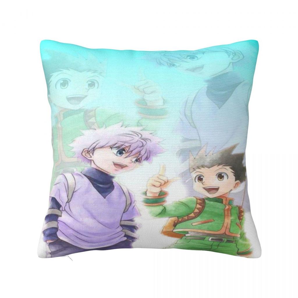 Home Decoration HXH Gon And Killua Hunter Pillowcase Merch Pillow Cover Square Multi Size