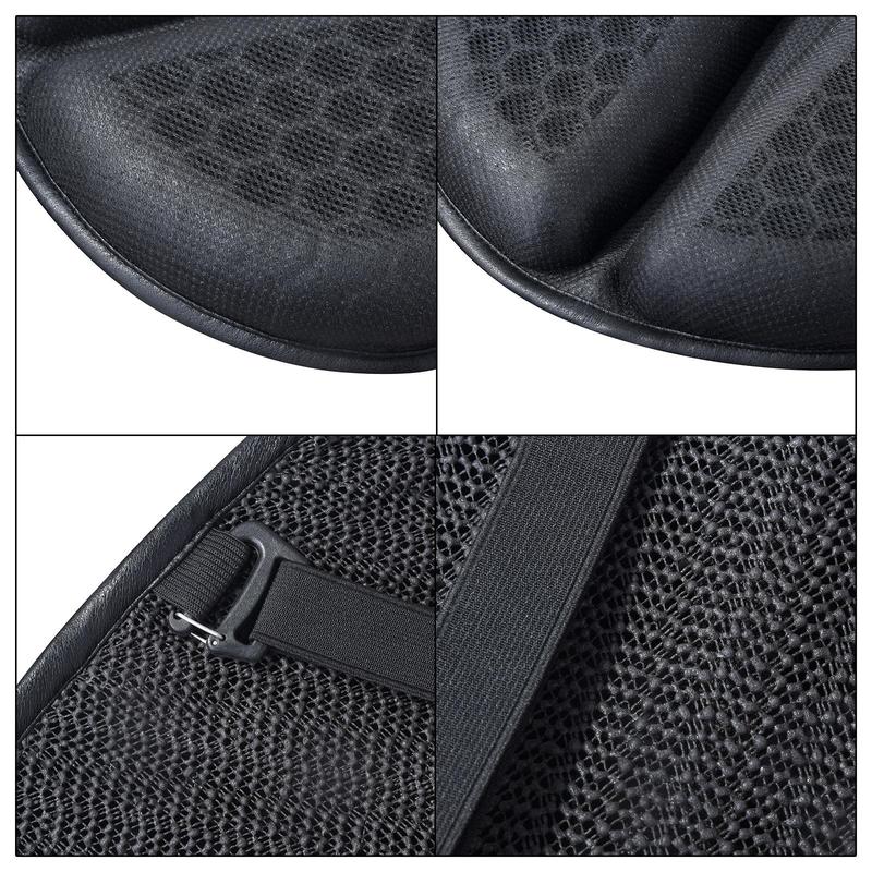 Air Mat Cooling Down Motorcycle Seat Cushion Cover Hollow Design for Riders Long Distance Use