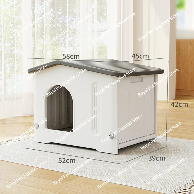 Outdoor all-season universal winter warm removable dog house villa cat nest cat house cat house
