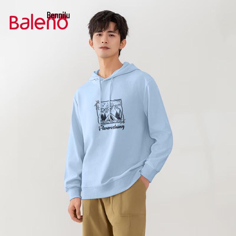 Baleno Herren Streetwear Kapuzensweatshirt