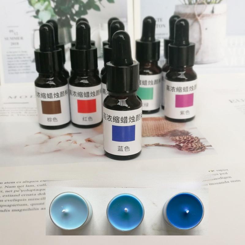 10ml High-concentration Dye Liquid Candle Special Pigment Diy Material Scented Candle Coloring Pigment Candle Making Supplies