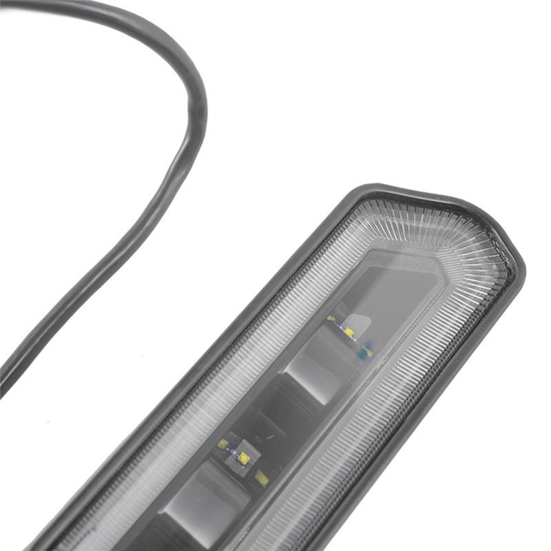 NEW-ATV UTV Roll Bar LED Light High Mounted Brake Light Blue Light For Jeep Wrangler 2016-2018