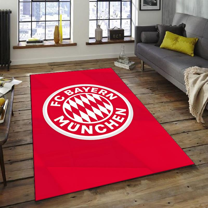 1pc Football Team Design Area Rug - Non-Slip, Soft & Cozy Floor Mat for Living Room, Bedroom, Office - Indoor/Outdoor Decorative Carpet